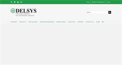 Desktop Screenshot of delsys.com